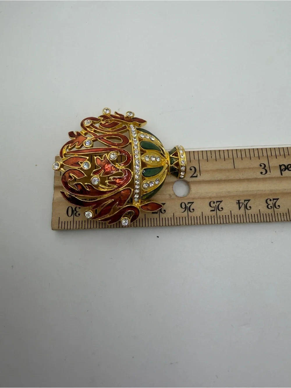 Edgar Berebi Limited Edition Brooch Crystal Featuring A Colorful Basket